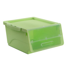 Caja de almacenamiento de plástico de almacenamiento Flip-on Household (SLSN033)